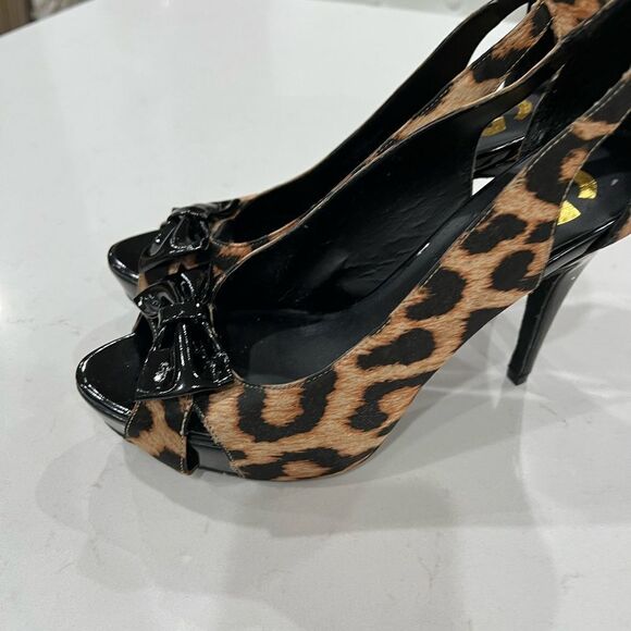 Guess Bow High Heels Leopard - Picture 9 of 14